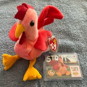 TY Beanie Baby - STRUT with Collector Card